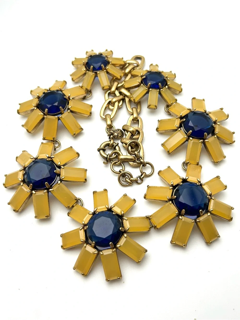 J. Crew Daisy Flower Necklace